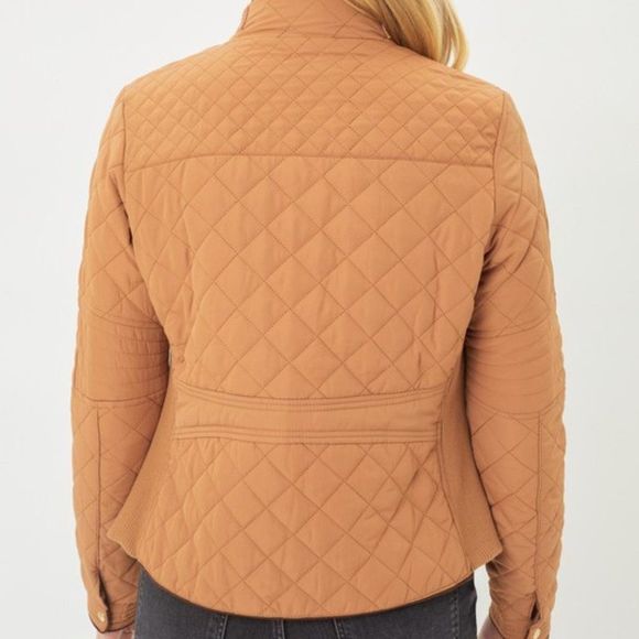 Jacket Quilted Brown - Padded Jackets Outwear - Stylish Jackets Coat puffer - Picture 2 of 3